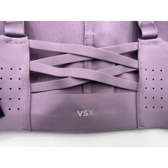 Victoria's Secret 34DD Featherweight Max Wireless Sport Bra Purple tiny flaw NWT - Picture 5 of 12